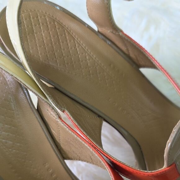 Anya Hindmarch Beige and Orange Heels - Picture 8 of 8